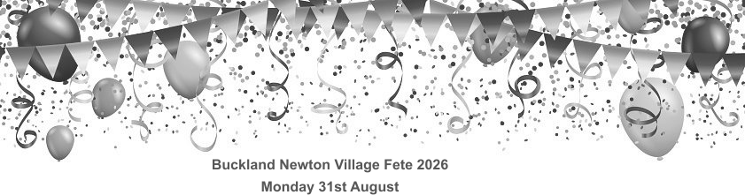 Buckland Newton Village Fete 2026 Monday 31st August